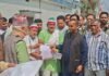 जांच की मांग को लेकर किसान मजदूर संगठन दिया ज्ञापन