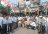 अव्यवस्था को लेकर कांग्रेस ने किया प्रदर्शन, मुख्यमंत्री का किया पुतला दहन